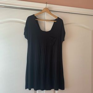 American Eagle Black T-shirt Dress